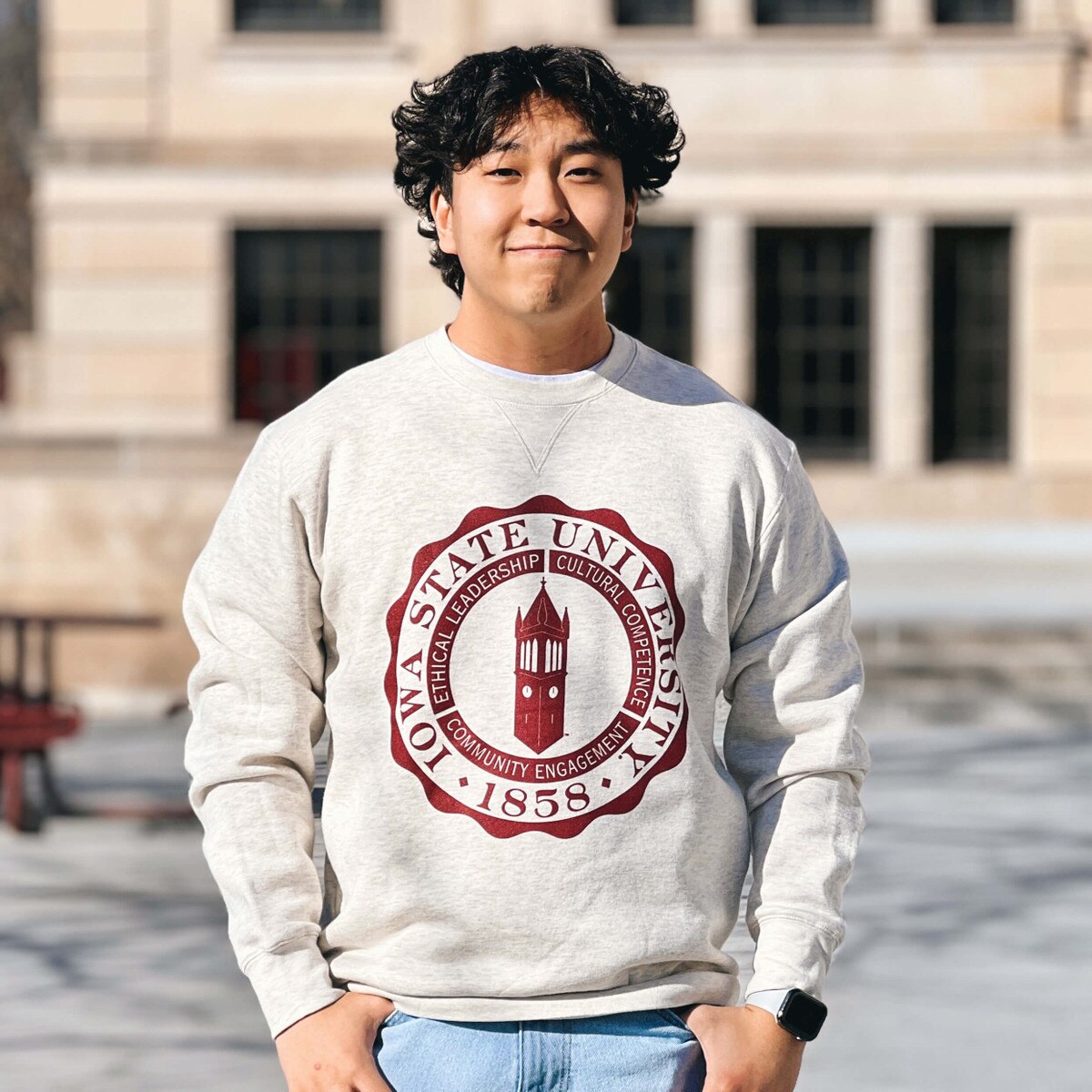 Gear University Seal Oatmeal Crewneck Sweatshirt